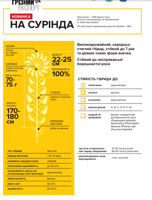 сурінда характеристика